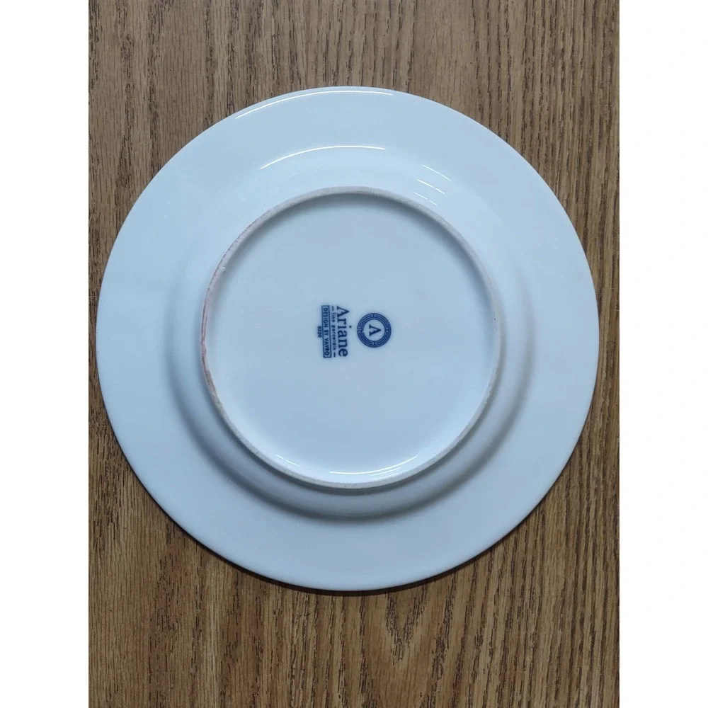 Ariane Fine Porcelain White Bread Side Plate Design by Vavro 0220 Classic Round